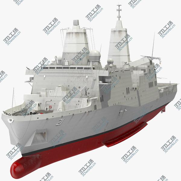 images/goods_img/20210312/Amphibious Transport Dock with Sikorsky MH 53 Pave Low Rigged 3D model/1.jpg
